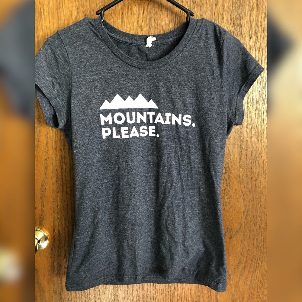 “Mountains Please” T-Shirt